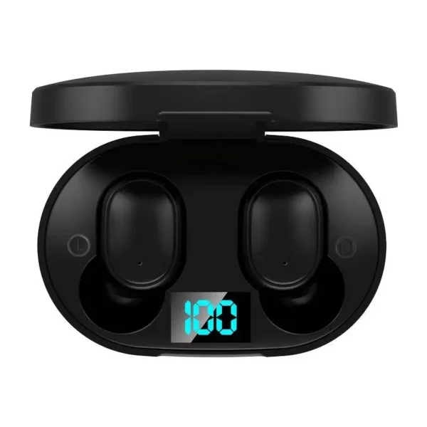 Fone De Ouvido Sem Fio E6s ou A6s Bluetooth 5.0 Tws Preto. OFERTA
